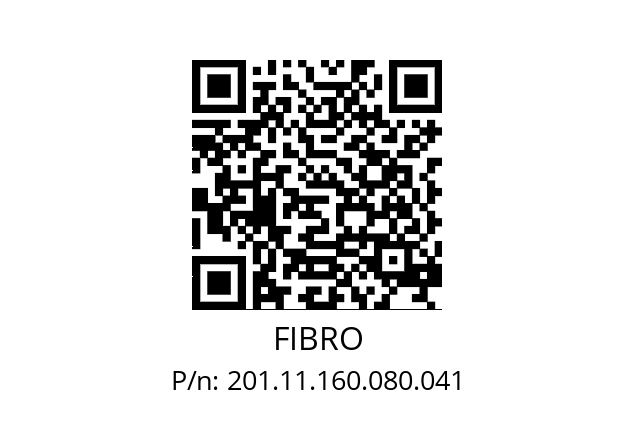   FIBRO 201.11.160.080.041