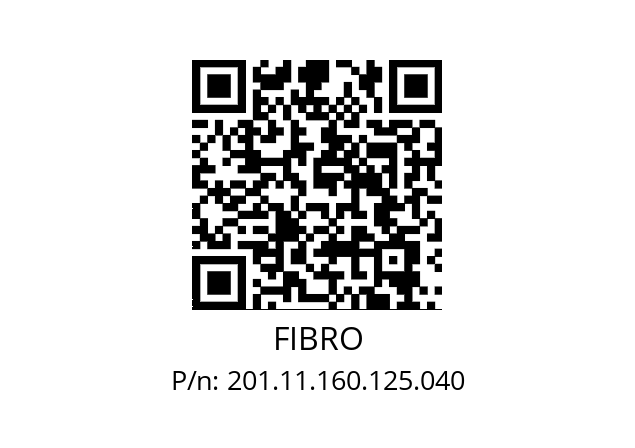   FIBRO 201.11.160.125.040