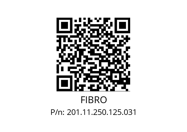   FIBRO 201.11.250.125.031