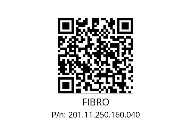   FIBRO 201.11.250.160.040