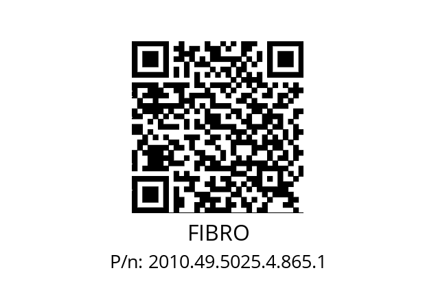   FIBRO 2010.49.5025.4.865.1