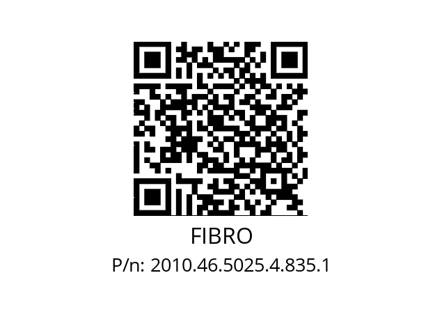   FIBRO 2010.46.5025.4.835.1