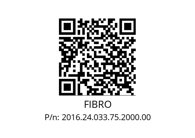   FIBRO 2016.24.033.75.2000.00