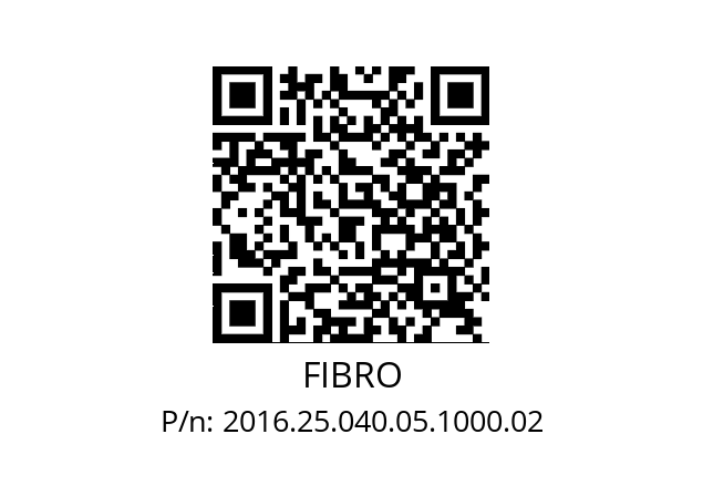   FIBRO 2016.25.040.05.1000.02