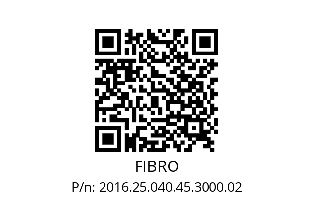   FIBRO 2016.25.040.45.3000.02