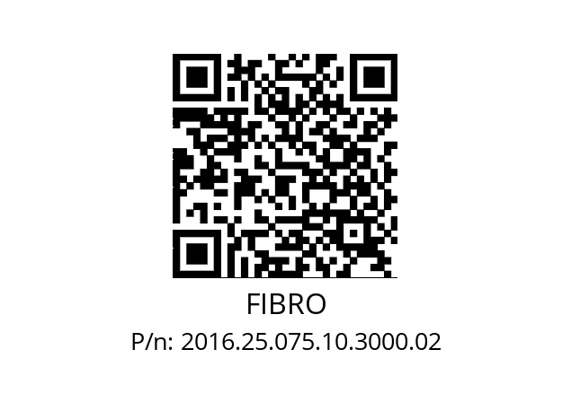   FIBRO 2016.25.075.10.3000.02