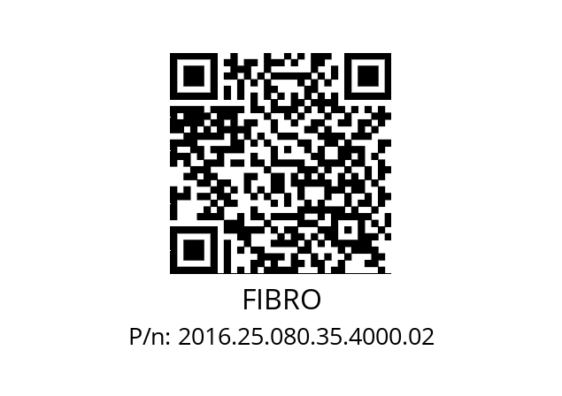   FIBRO 2016.25.080.35.4000.02