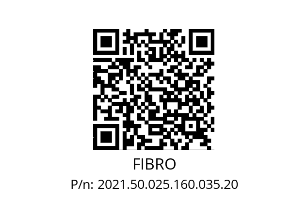   FIBRO 2021.50.025.160.035.20