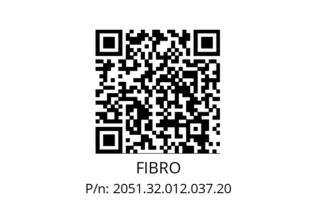   FIBRO 2051.32.012.037.20