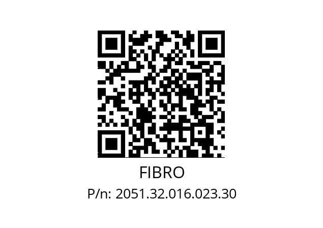   FIBRO 2051.32.016.023.30