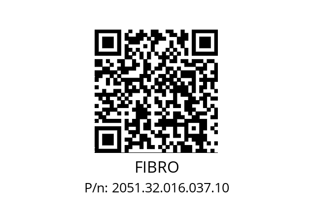   FIBRO 2051.32.016.037.10