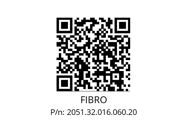   FIBRO 2051.32.016.060.20