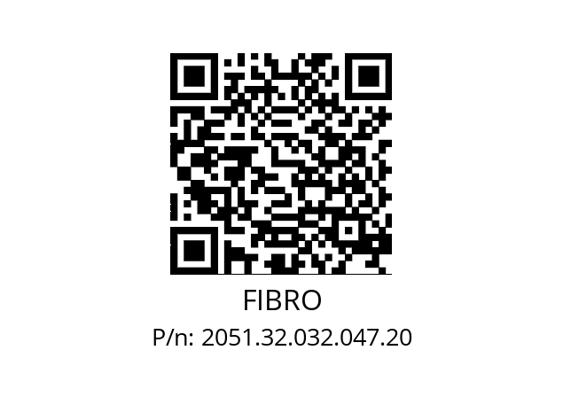   FIBRO 2051.32.032.047.20