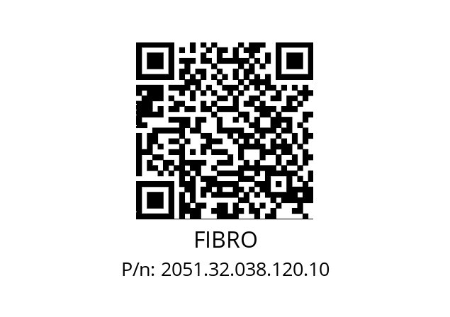   FIBRO 2051.32.038.120.10