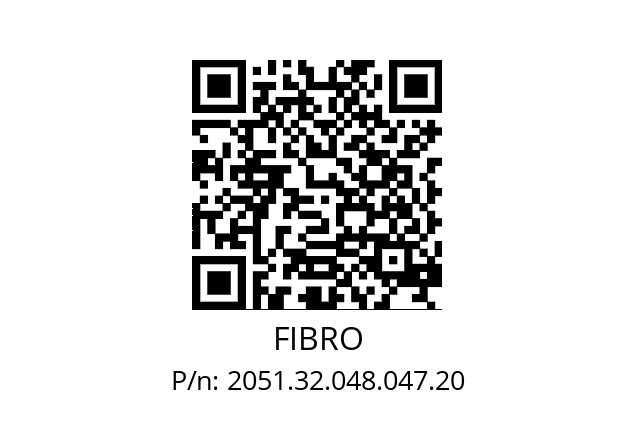   FIBRO 2051.32.048.047.20