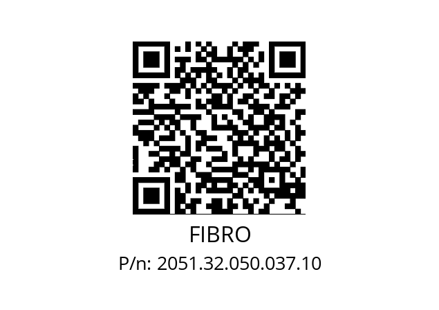   FIBRO 2051.32.050.037.10