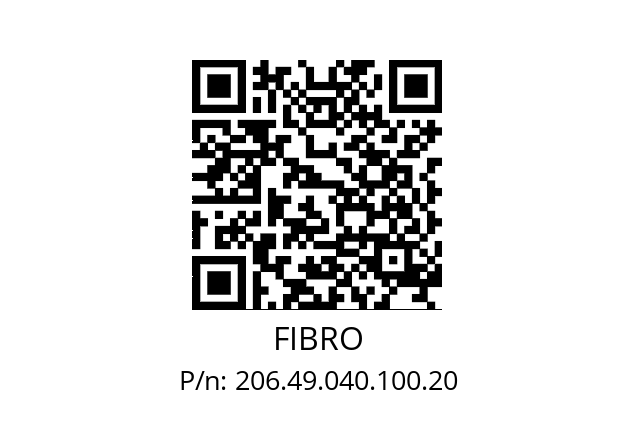   FIBRO 206.49.040.100.20