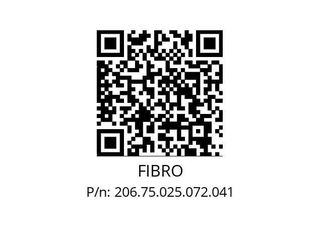   FIBRO 206.75.025.072.041