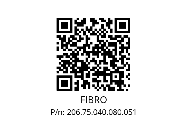   FIBRO 206.75.040.080.051