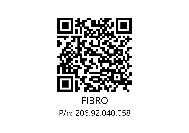   FIBRO 206.92.040.058