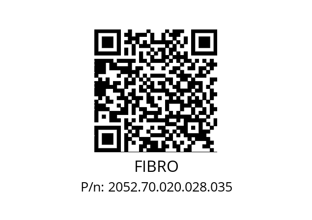   FIBRO 2052.70.020.028.035