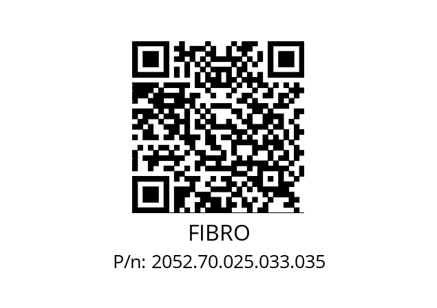   FIBRO 2052.70.025.033.035