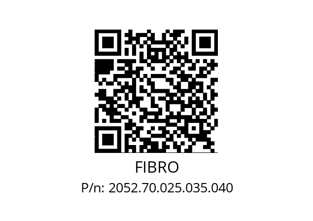   FIBRO 2052.70.025.035.040