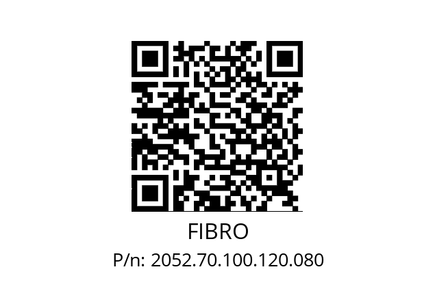   FIBRO 2052.70.100.120.080