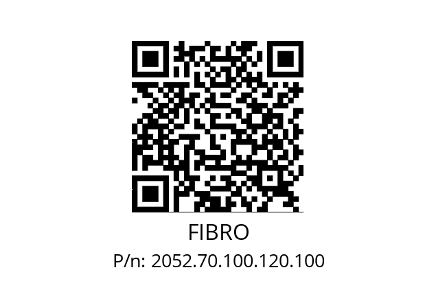   FIBRO 2052.70.100.120.100