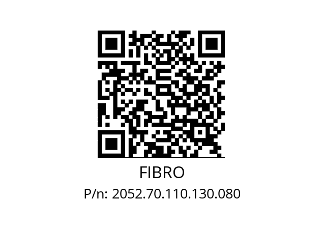   FIBRO 2052.70.110.130.080