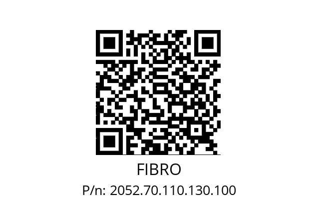   FIBRO 2052.70.110.130.100