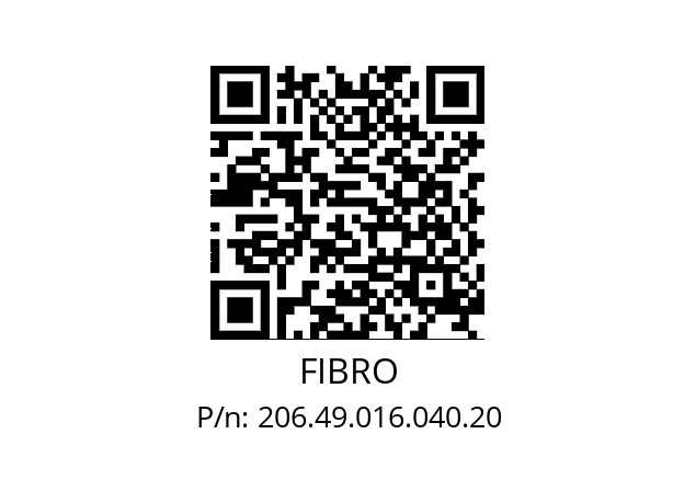   FIBRO 206.49.016.040.20