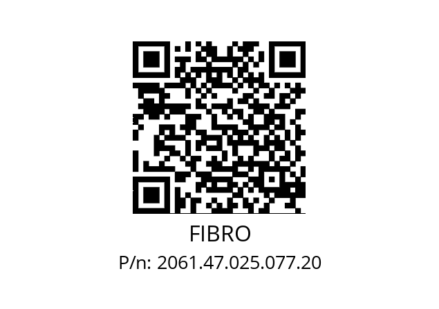   FIBRO 2061.47.025.077.20