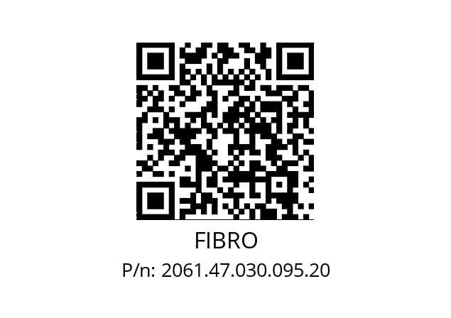   FIBRO 2061.47.030.095.20