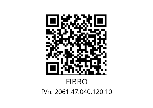   FIBRO 2061.47.040.120.10