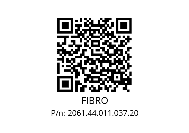   FIBRO 2061.44.011.037.20