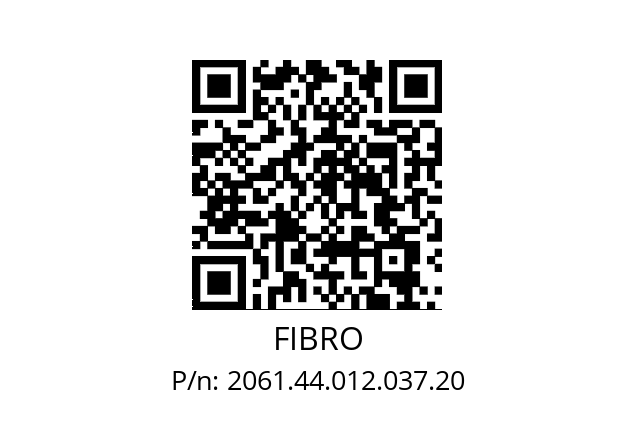   FIBRO 2061.44.012.037.20