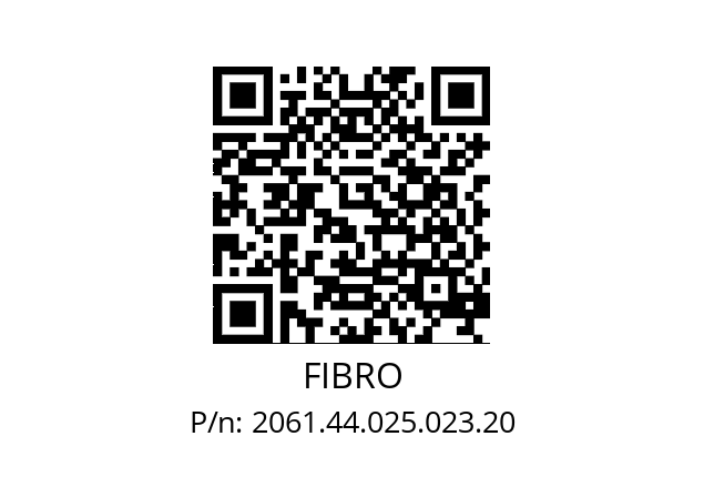   FIBRO 2061.44.025.023.20