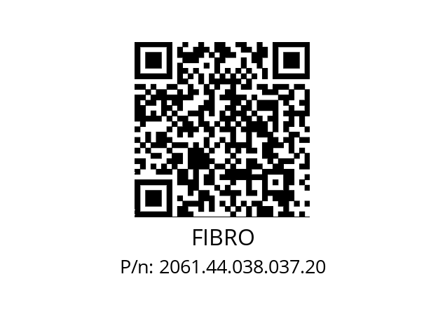   FIBRO 2061.44.038.037.20