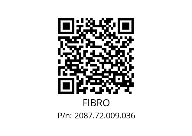   FIBRO 2087.72.009.036