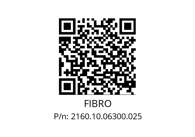   FIBRO 2160.10.06300.025