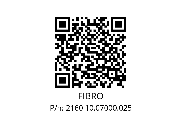   FIBRO 2160.10.07000.025