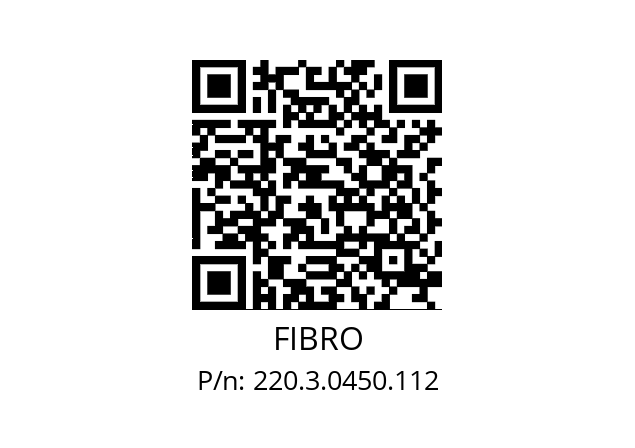   FIBRO 220.3.0450.112