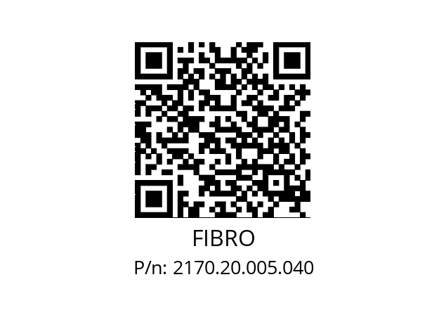   FIBRO 2170.20.005.040