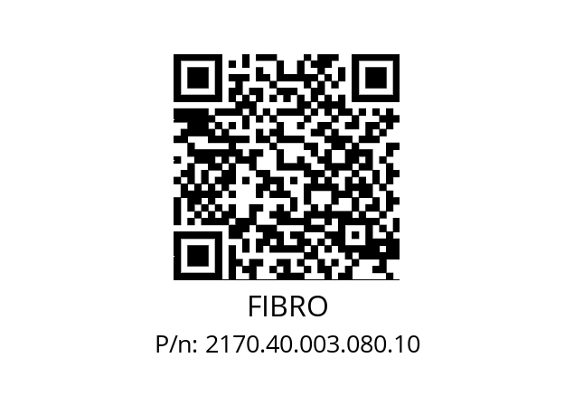   FIBRO 2170.40.003.080.10