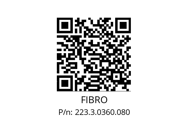   FIBRO 223.3.0360.080