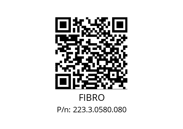   FIBRO 223.3.0580.080