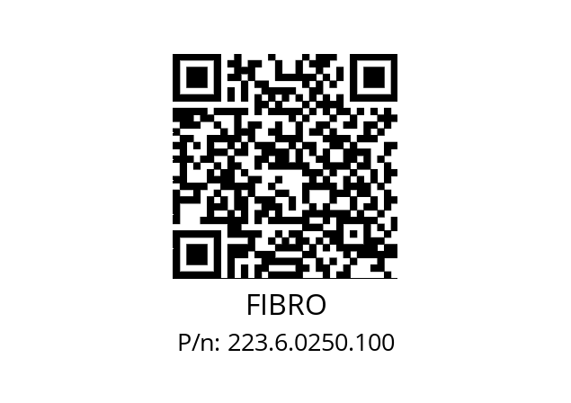   FIBRO 223.6.0250.100