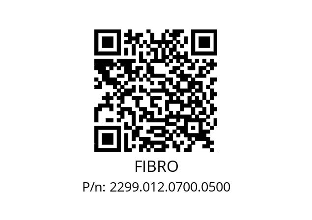   FIBRO 2299.012.0700.0500