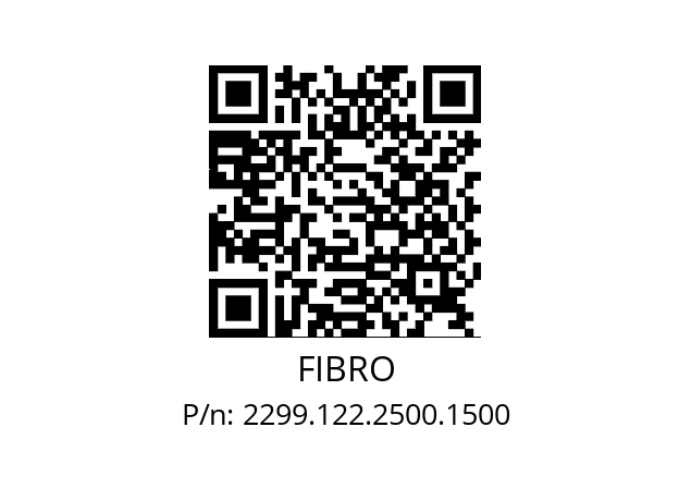   FIBRO 2299.122.2500.1500